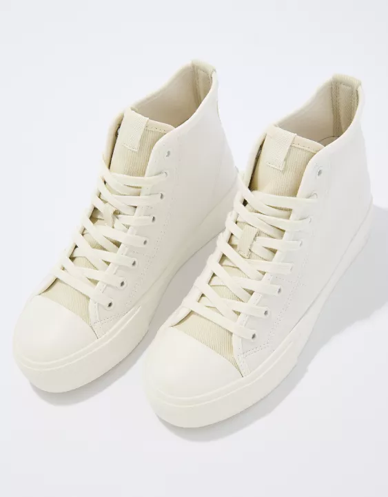 AE Mixed Material High-Top Sneaker 2 AE Mixed Material High-Top Sneaker - Image 2