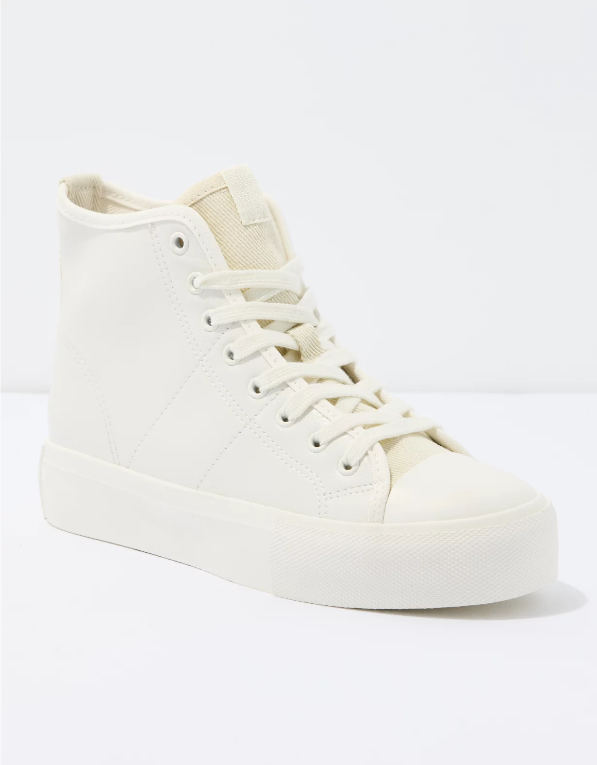 AE Mixed Material High-Top Sneaker 1 AE Mixed Material High-Top Sneaker