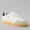 AE Faux Suede Retro Sneaker White