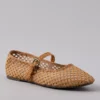 AE Raffia Mesh Mary Jane Flats Natural