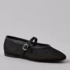 AE Mesh Mary Jane Flats Black