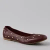 AE Studded Ballet Flat Wineberry