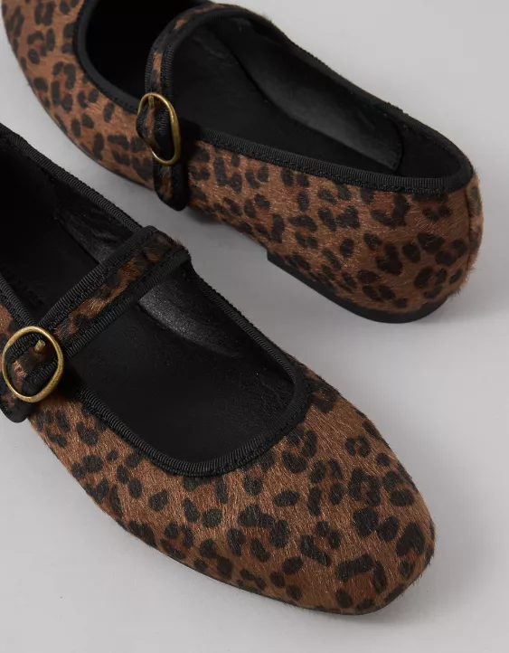 AE Calf Hair Mary Jane Flat Multi 3 AE Calf Hair Mary Jane Flat Multi - Image 3