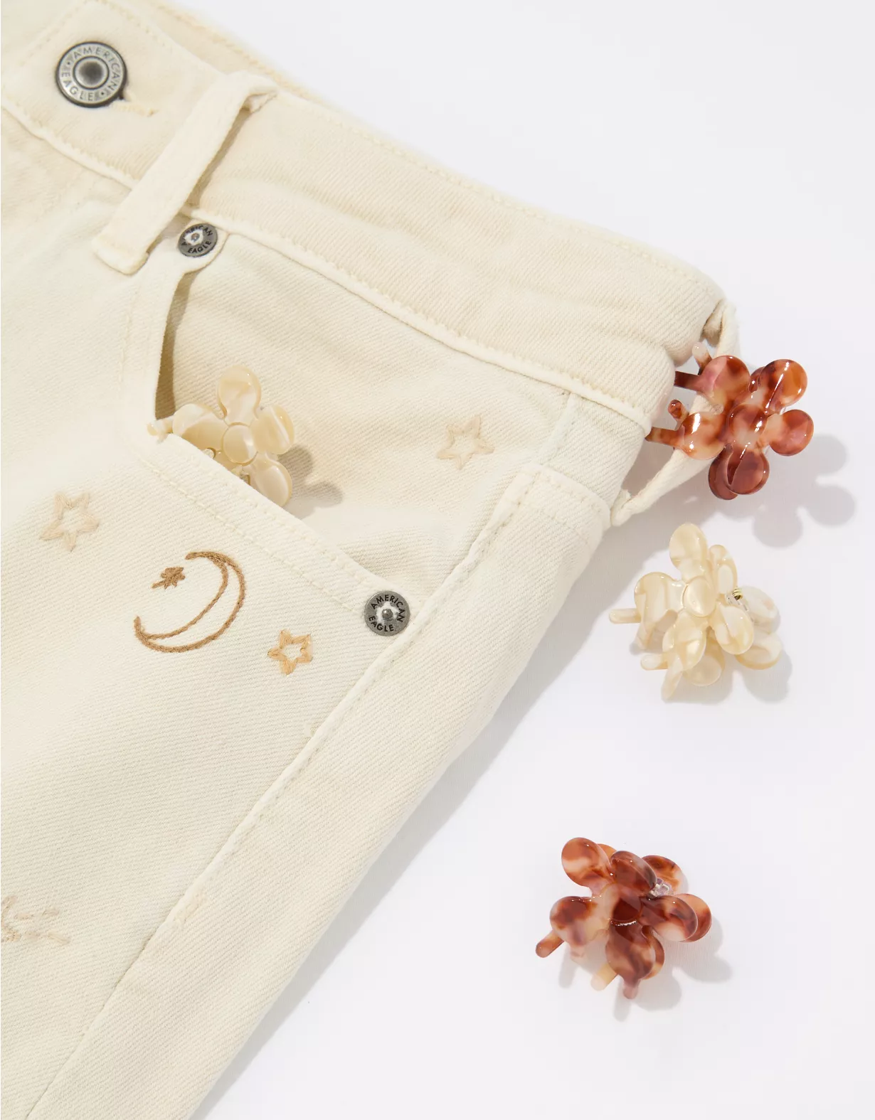 AEO Flower Hair Clip 4-Pack 1 AEO Flower Hair Clip 4-Pack