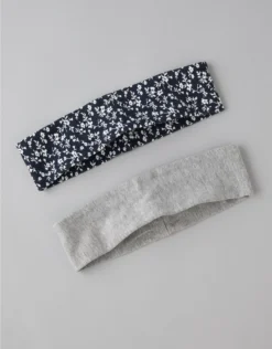 AE Floral Soft Headband 2-Pack Multi