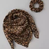 AE Scrunchie & Bandana Set Brown
