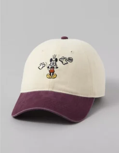 AE Mickey Mouse Ghost Baseball Hat Cream