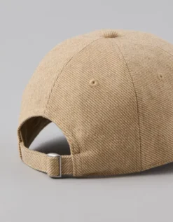 AE Wool-Blend Baseball Hat Tan -American Eagle Fashion 0422 3867 207 b