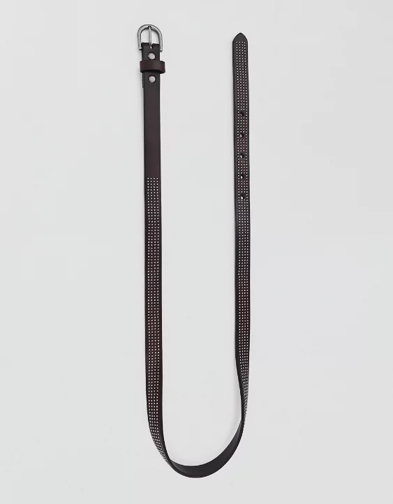 Old Trend Studded Leather Belt Brown 3 Old Trend Studded Leather Belt Brown - Image 3