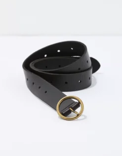 AEO Oval Buckle Leather Belt