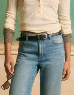 AE Western Studded Belt Black