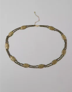 AE Concho Chain Belt Gold