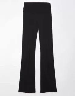 AE The Everything High-Waisted Flare Legging True Black -American Eagle Fashion 0424 5103 073 f