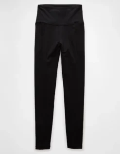 AE The Everything High-Waisted Pocket Legging True Black -American Eagle Fashion 0424 5334 073 f
