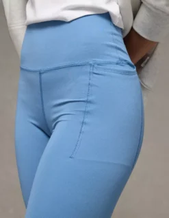 AE The Everything High-Waisted Pocket Legging Blue -American Eagle Fashion 0424 5334 400 d2