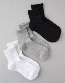 AE Boyfriend Socks 3-Pack Multi