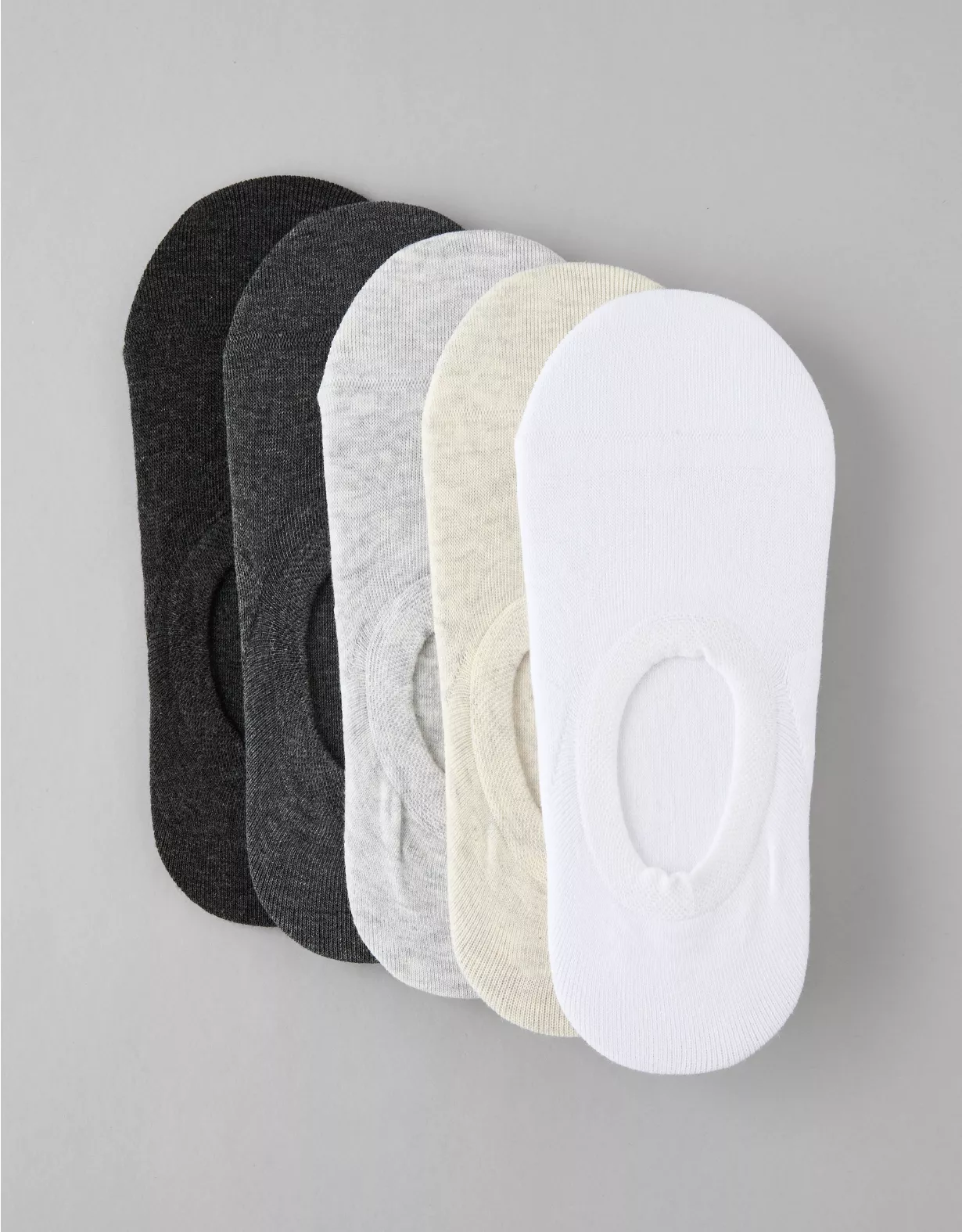 AE No-Show Socks 5-Pack Multi 1 AE No-Show Socks 5-Pack Multi