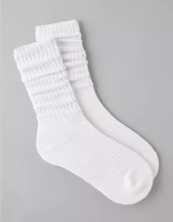 AE Slouchy Socks White