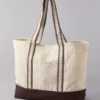 AE Large Beachy Tote Bag Natural