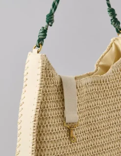 AE Raffia Tote Bag Natural -American Eagle Fashion 0427 8094 109 d1