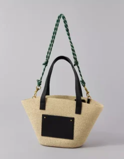 AE Woven Basket Bag Natural -American Eagle Fashion 0427 8227 109 d1