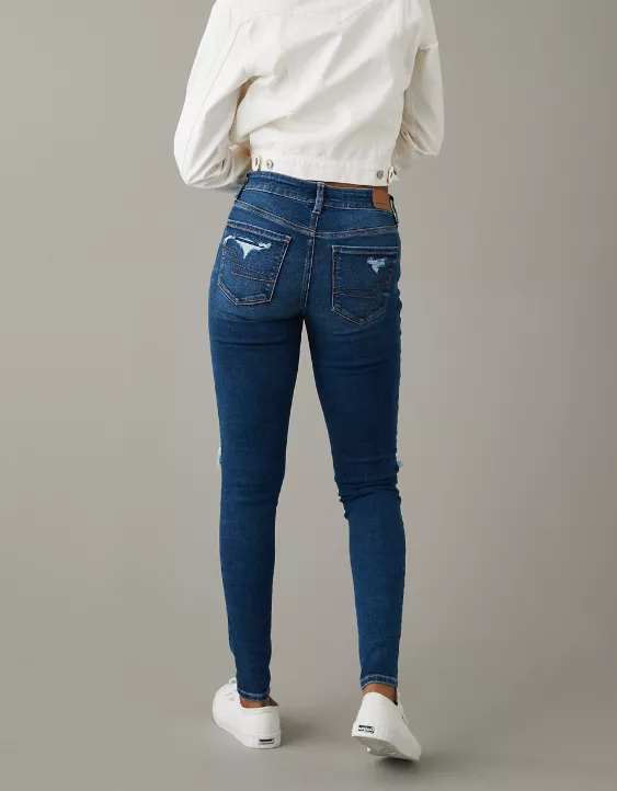 AE Next Level Low-Rise Ripped Jegging 2 AE Next Level Low-Rise Ripped Jegging - Image 2