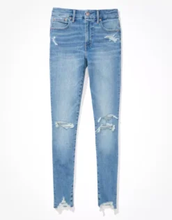 AE Luxe Ripped High-Waisted Jegging -American Eagle Fashion 0433 4655 915 f
