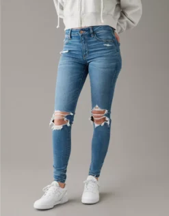 AE Next Level Ripped High-Waisted Jegging
