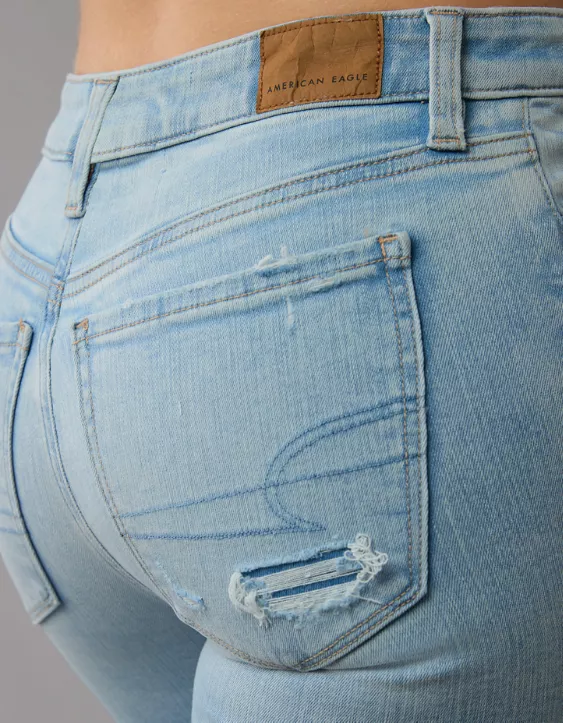 AE Next Level High-Waisted Ripped Jegging Super Destroy 6 AE Next Level High-Waisted Ripped Jegging Super Destroy - Image 6