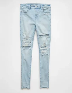 AE Next Level High-Waisted Ripped Jegging Super Destroy 8 AE Next Level High-Waisted Ripped Jegging Super Destroy -American Eagle Fashion 0433 5251 945 f
