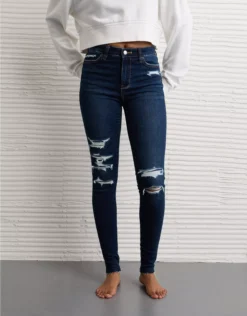 AE Next Level Ripped High-Waisted Jegging Dark Vintage