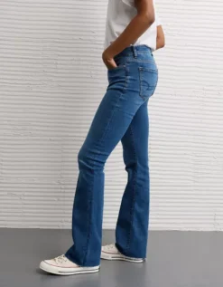 AE Next Level High-Waisted Skinny Kick Jean Tinted Medium -American Eagle Fashion 0434 5748 992 os