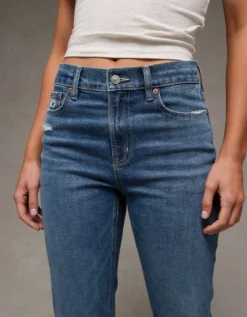 AE Stretch Ripped Super High-Waisted Straight Jean Dreamy Indigo 11 AE Stretch Ripped Super High-Waisted Straight Jean Dreamy Indigo -American Eagle Fashion 0435 5858 905 d2