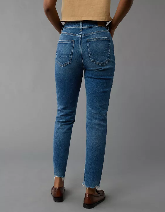 AE Strigid Mom Jean Deep Sea Blue 2 AE Strigid Mom Jean Deep Sea Blue - Image 2