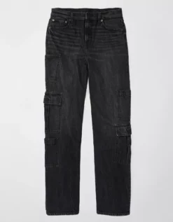 AE Super High-Waisted Baggy Straight Cargo Jean -American Eagle Fashion 0437 4856 081 f