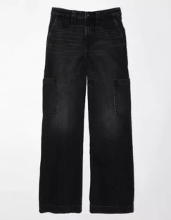 AE Super High-Waisted Baggy Wide-Leg Cargo Jean -American Eagle Fashion 0437 4915 080 f