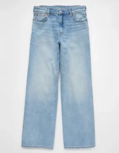 AE Strigid Super High-Waisted Ultra Wide-Leg Jean So Fresh -American Eagle Fashion 0437 5537 363 f