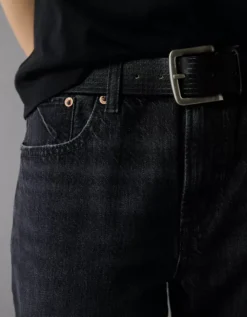 AE Low-Rise Ex-Boyfriend Jean Black Blaze -American Eagle Fashion 0437 5629 045 d1