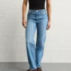 AE Strigid Super High-Waisted Baggy Straight Jean Blues Spark