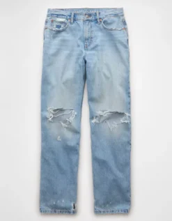 AE Strigid Low-Rise Ex-Boyfriend Jean Light Vintage -American Eagle Fashion 0437 5814 987 f