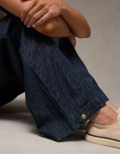 AE Baggy Wide-Leg Trouser Dark Waves 12 AE Baggy Wide-Leg Trouser Dark Waves -American Eagle Fashion 0437 5824 894 d2