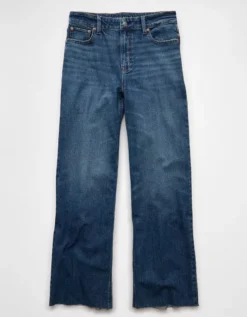 AE Dreamy Drape Stretch Super High-Waisted Baggy Wide-Leg Jean Dark Indigo Wash 8 AE Dreamy Drape Stretch Super High-Waisted Baggy Wide-Leg Jean Dark Indigo Wash -American Eagle Fashion 0437 5870 913 f