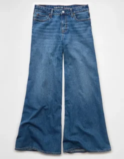 AE Baggy A-Line Fit Jean Medium Tinted 10 AE Baggy A-Line Fit Jean Medium Tinted -American Eagle Fashion 0437 5889 909 f