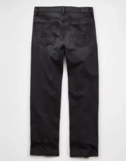 AE Stretch Low-Rise Ex-Boyfriend Jean Black Wash -American Eagle Fashion 0437 5900 081 b