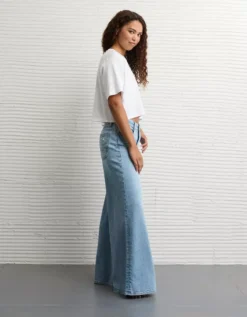 AE Baggy A-Line Fit Jean Light Vintage -American Eagle Fashion 0437 5944 987 os