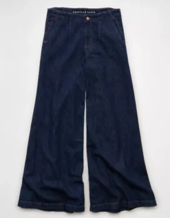AE Baggy A-Line Fit Jean Midnight Slumber -American Eagle Fashion 0437 5945 898 f
