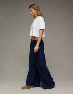 AE Baggy A-Line Fit Jean Midnight Slumber -American Eagle Fashion 0437 5945 898 os