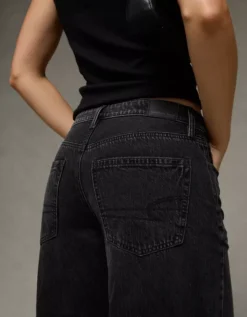 AE Baggy A-Line Fit Jean Proper Black 13 AE Baggy A-Line Fit Jean Proper Black -American Eagle Fashion 0437 5946 053 d2
