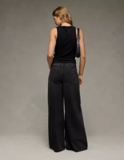 AE Baggy A-Line Fit Jean Proper Black 9 AE Baggy A-Line Fit Jean Proper Black -American Eagle Fashion 0437 5946 053 ob