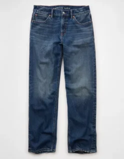 AE Strigid Low-Rise Ex-Boyfriend Jean Dark Indigo Wash -American Eagle Fashion 0437 5947 913 f